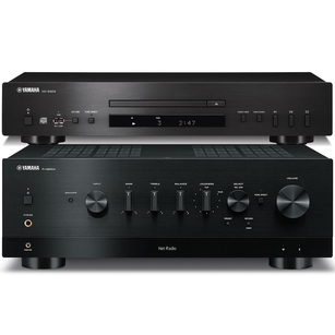 YAMAHA R-N800A + Odtwarzacz CD-S303 MusicCast Wi-Fi DAB Spotify Tidal BT