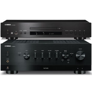 YAMAHA R-N800A + Odtwarzacz CD-S303 MusicCast Wi-Fi DAB Spotify Tidal BT
