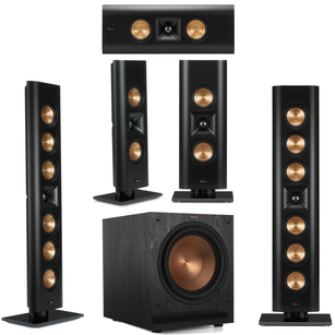 KLIPSCH RP-640D + RP-240D + SPL-120 Zestaw kolumn naściennych 5.1 On-Wall