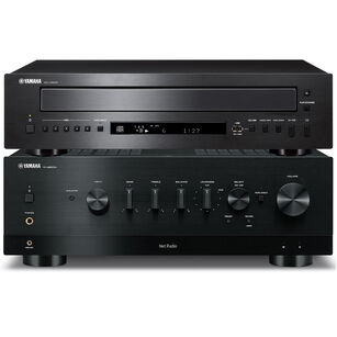 Yamaha R-N800A + CD-C603 Amplituner stereo z MusicCast DAB+ Zmieniarka CD