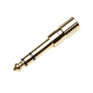 Adapter Adam Hall 7543 GOLD HQ - Jack stereo 3.5mm - 6.3mm