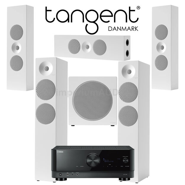 Tangent Spectrum II X6 x2 + XLCR x3 + XSW8 + YAMAHA RX-V6A Zestaw kina 5.1