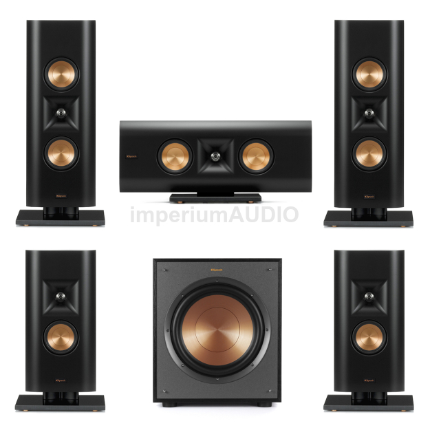 KLIPSCH RP-240D RP-140D R-100SW Zestaw kolumn naściennych 5.1 On-Wall