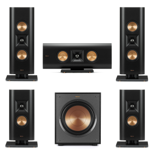 KLIPSCH RP-240D RP-140D R-100SW Zestaw kolumn naściennych 5.1 On-Wall