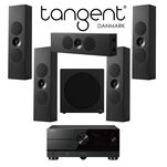 Tangent Spectrum II XLCR x5 + XSW8 + YAMAHA RX-A4A Zestaw kina 5.1 - 2